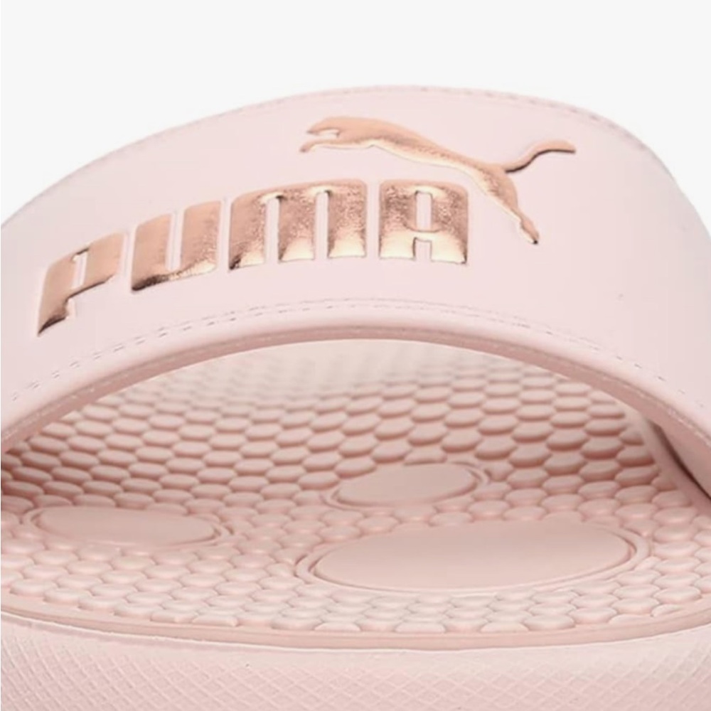 PUMA Women's Soft Pink Slide Sandals Size 9 - Picture 3 of 5